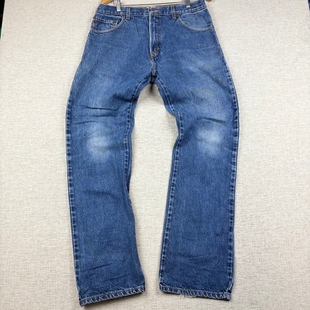 Vintage Levis 517 Mens 34x34 Bootcut Jeans Thigh Faded Festival Denim